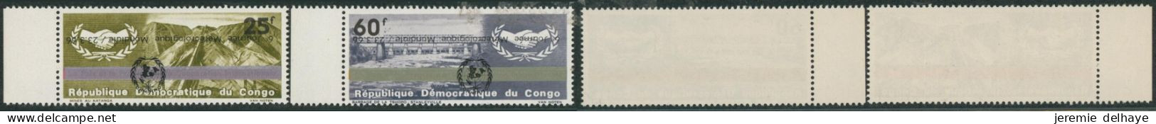 République Démocratique Du Congo (1966) - Série N°611/12** Neuf Sans Charnières (MNH) Cu1 : Surcharge Renversée - Ongebruikt