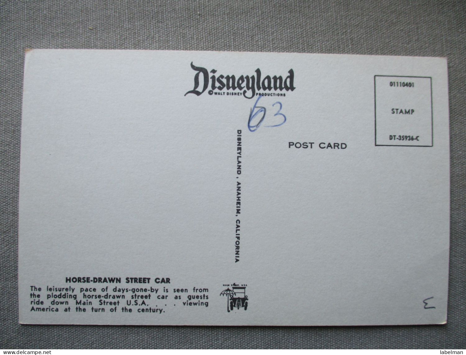 USA UNITED STATES FLORIDA DISNEY WORLD DISNEYLAND KARTE CARD POSTCARD CARTE POSTALE ANSICHTSKARTE CARTOLINA POSTKARTE - Atlanta