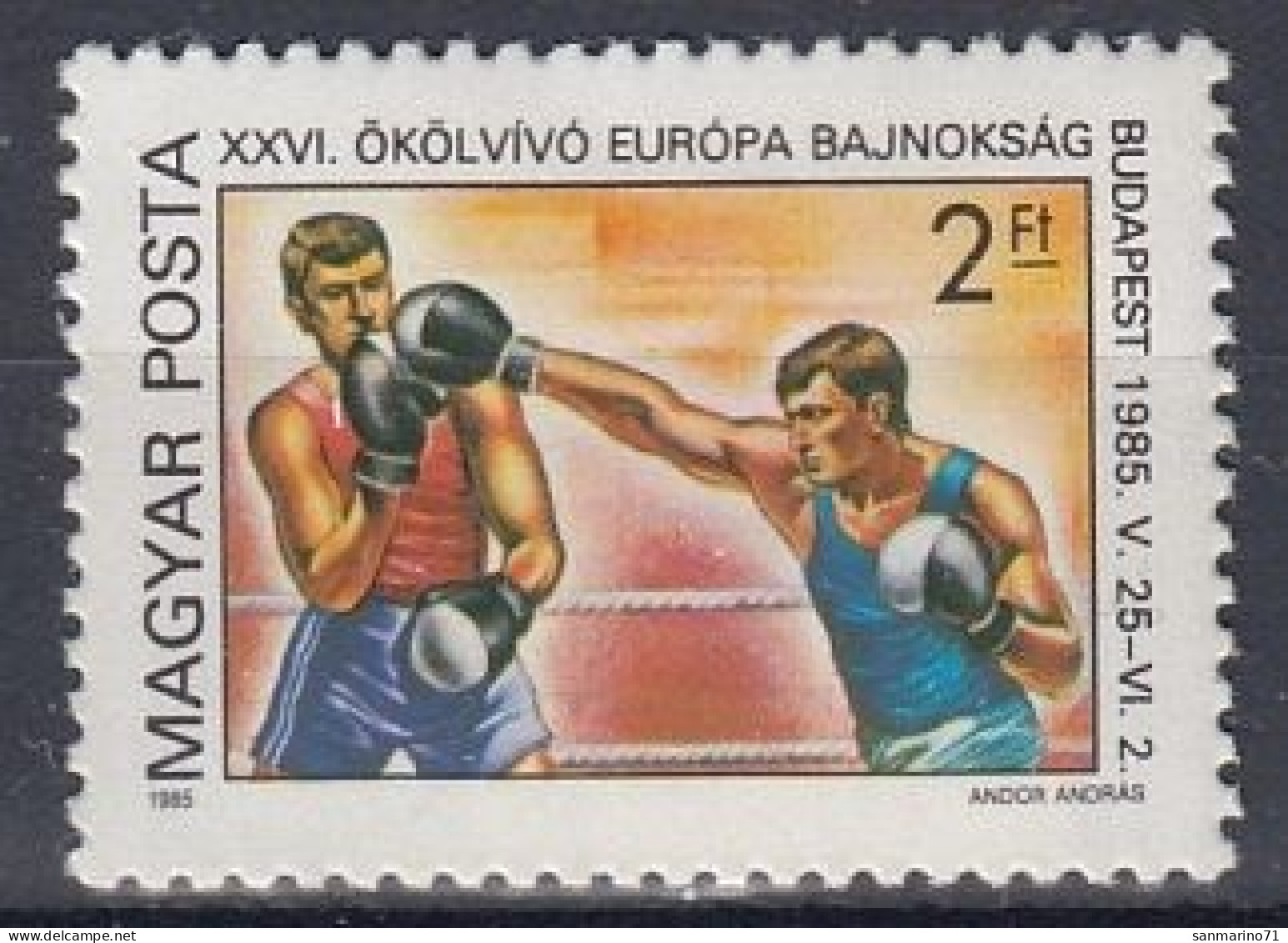 HUNGARY 3750,unused,falc Hinged (*) - Boxe