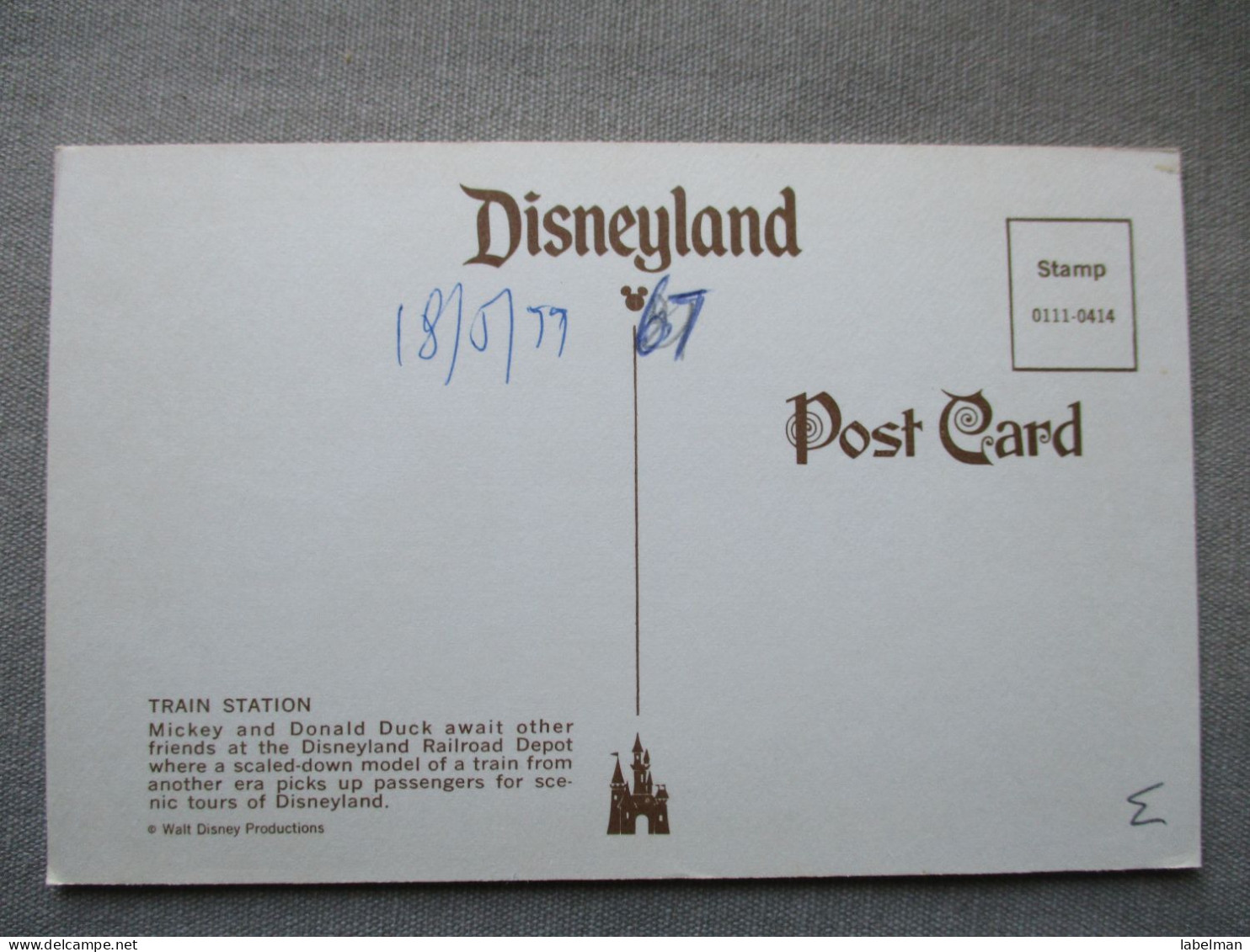 USA UNITED STATES FLORIDA DISNEY WORLD DISNEYLAND KARTE CARD POSTCARD CARTE POSTALE ANSICHTSKARTE CARTOLINA POSTKARTE - Atlanta