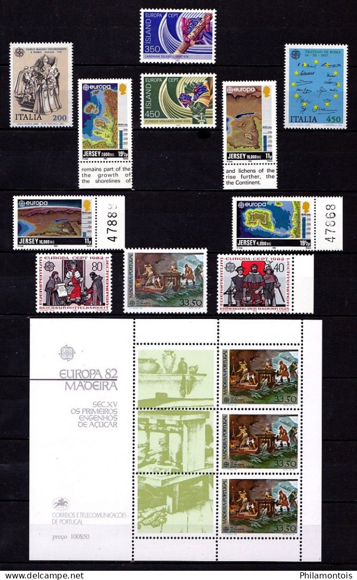 EUROPA-CEPT - Année 1982 Complète Avec Blocs - Neufs N** - Très Beaux - 1982