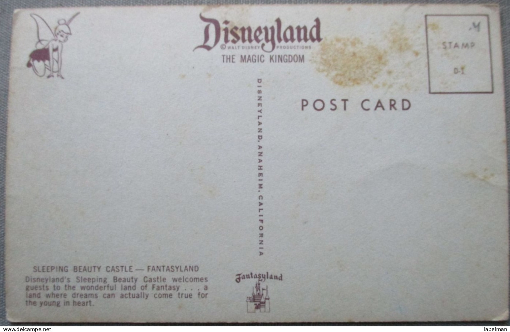 USA UNITED STATES FLORIDA DISNEY WORLD DISNEYLAND KARTE CARD POSTCARD CARTE POSTALE ANSICHTSKARTE CARTOLINA POSTKARTE - Atlanta