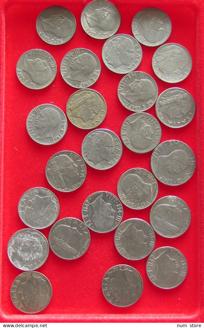 COLLECTION LOT PERIOD 1939-1945 ITALY 25PC 103G #xx40 0976 - Collections