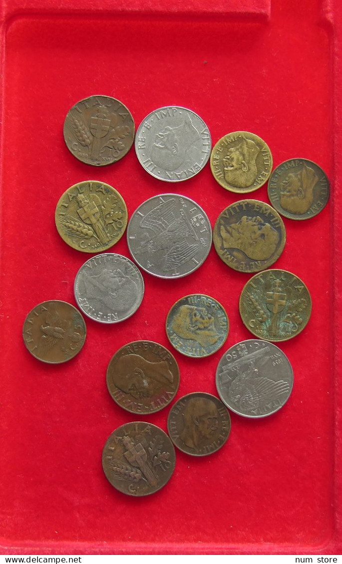 COLLECTION LOT PERIOD 1939-1945 ITALY 15PC 71G #xx40 0934 - Collections