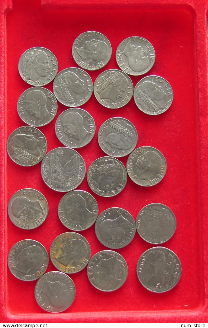 COLLECTION LOT PERIOD 1939-1945 ITALY 22PC 93G #xx40 0980 - Collections