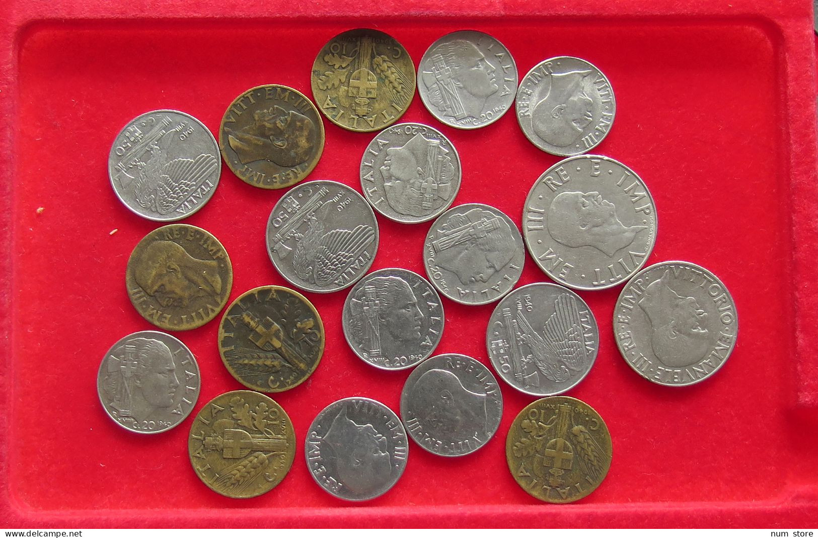 COLLECTION LOT PERIOD 1939-1945 ITALY 19PC 98G #xx40 0931 - Collections