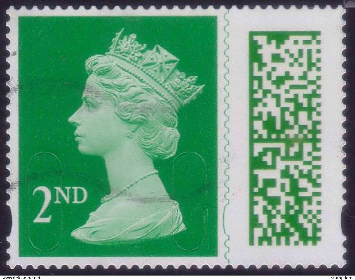 GREAT BRITAIN GB 2022 QE2 Barcoded Machin 2nd M22L MEIL - USED @Q2526 - Machins