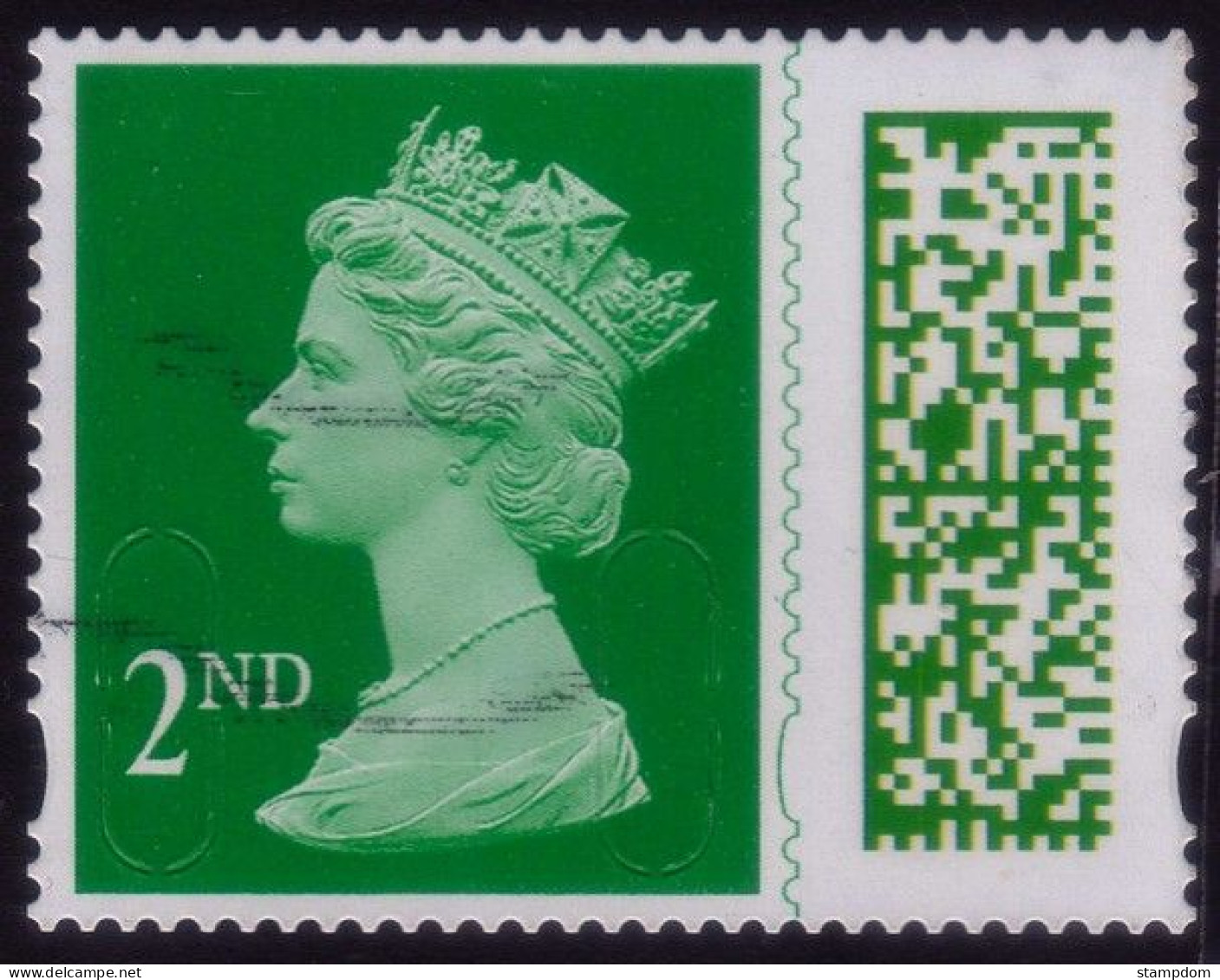 GREAT BRITAIN GB 2022 QE2 Barcoded Machin 2nd M22L MEIL - USED @Q2527 - Machins