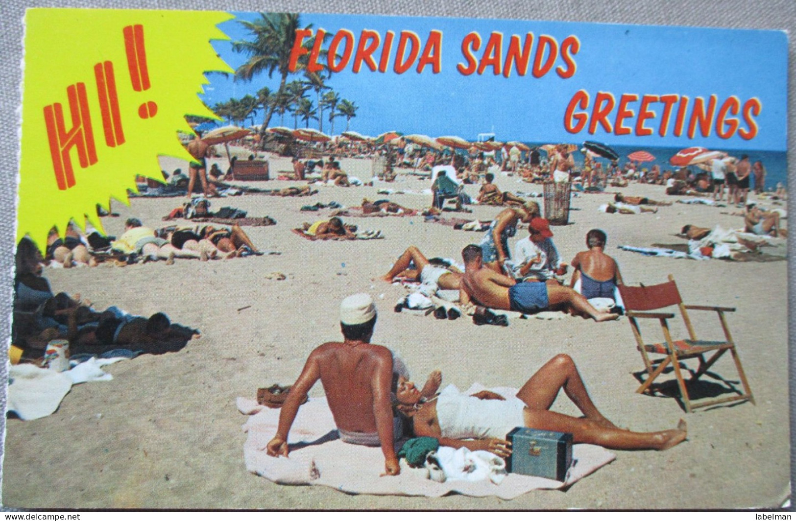 USA UNITED STATES FLORIDA SHORE BEACH PANORAMA KARTE CARD POSTCARD CARTE POSTALE ANSICHTSKARTE CARTOLINA POSTKARTE - Atlanta