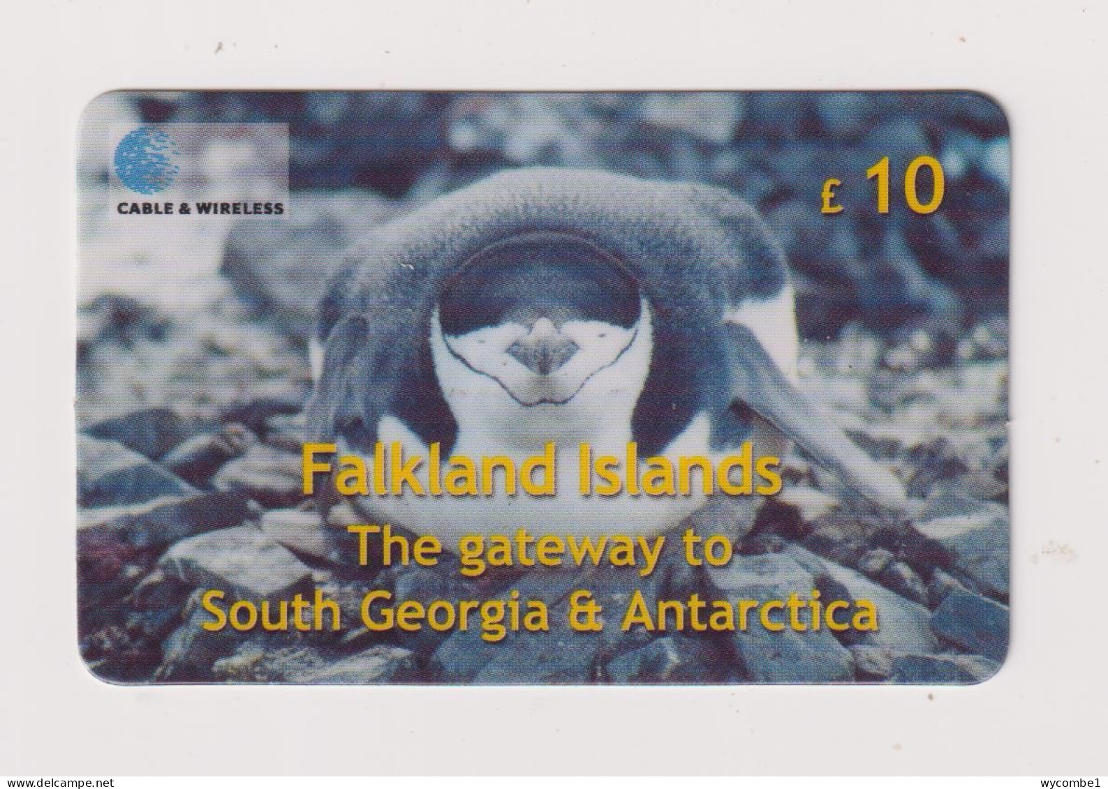 FALKLAND ISLANDS - Chinstrap Penguin Remote Phonecard - Falkland Islands