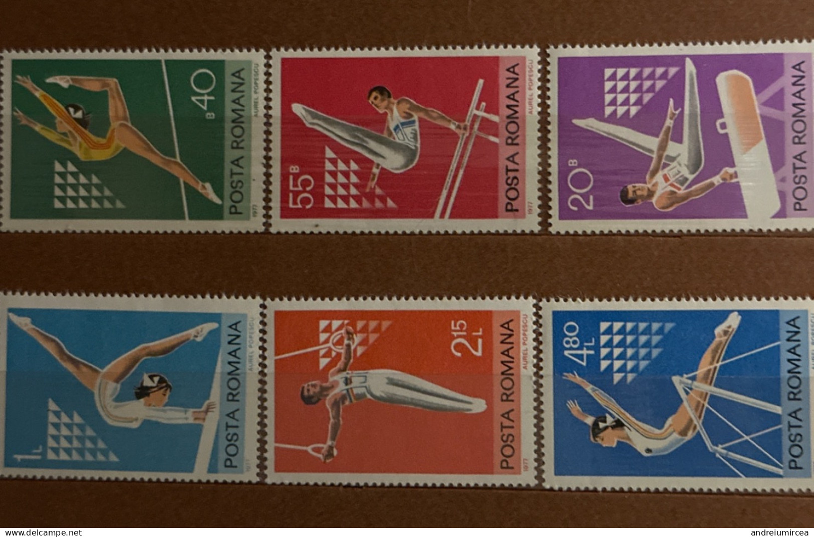 1977 Romania MNH  Gymnastique - Gymnastik