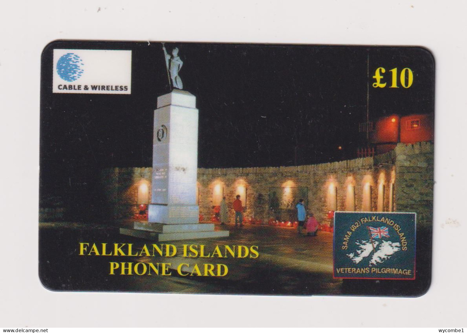 FALKLAND ISLANDS - War Memorial Remote Phonecard - Falklandeilanden