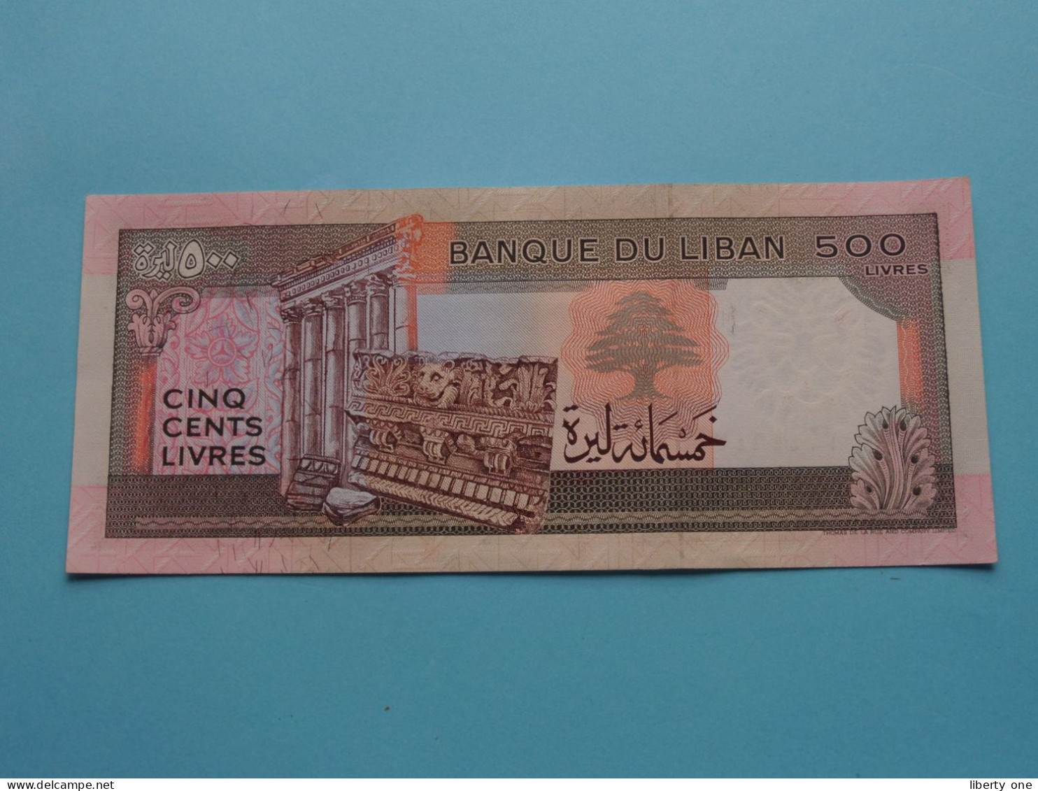 1988 - 500 Livres Mille ( Banque De Liban ) Lebanon 1988 ( For Grade, Please See SCANS ) UNC ! - Líbano