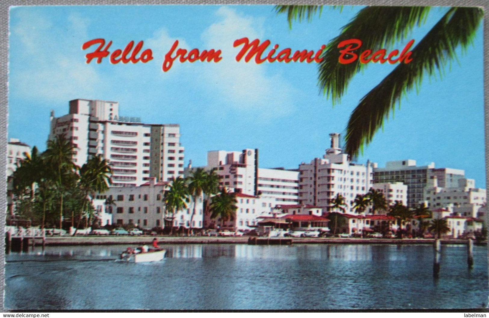 USA UNITED STATES FLORIDA SHORE PROMENADE MIAMI BEACH CARD POSTCARD CARTE POSTALE ANSICHTSKARTE CARTOLINA POSTKARTE - Atlanta