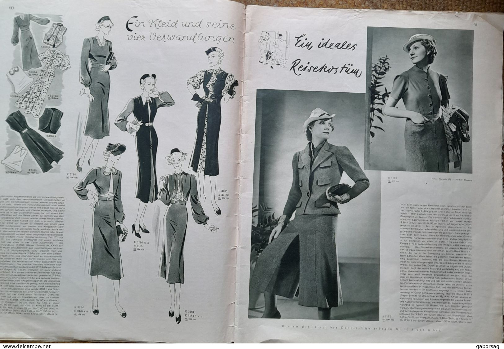 Beyer's Modenblatt - Frau-Volk-Welt   16. Jahrgang Heft 3/1937 - Fashion