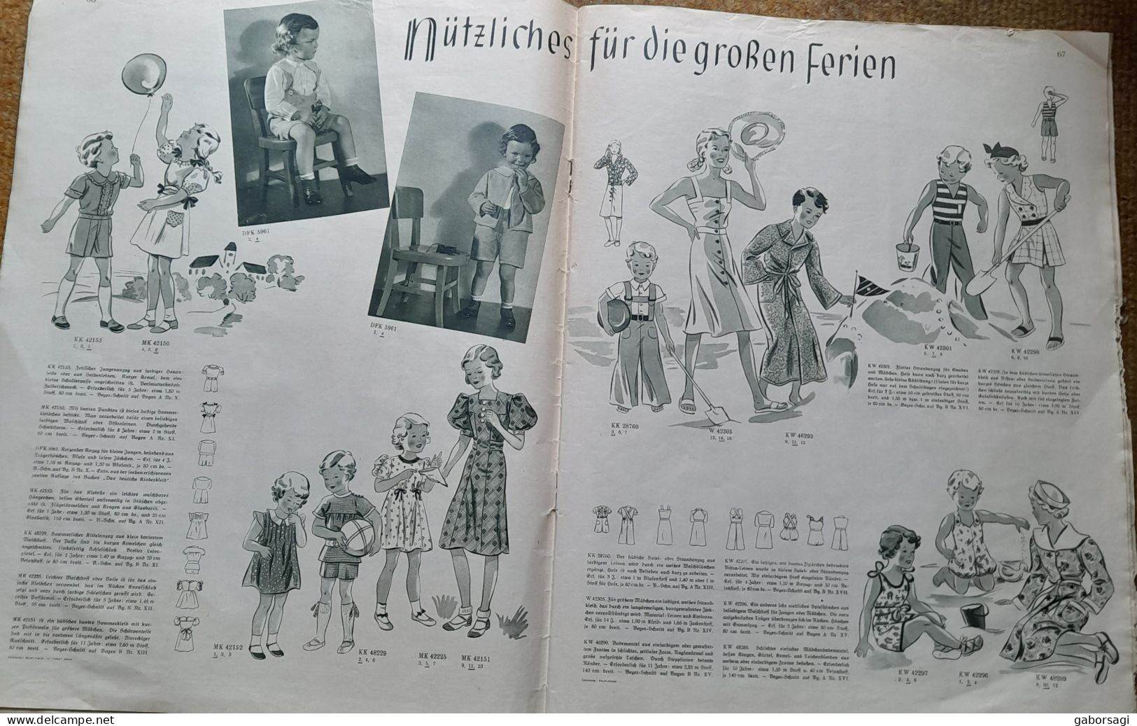 Beyer's Modenblatt - Frau-Volk-Welt   16. Jahrgang Heft 3/1937 - Fashion