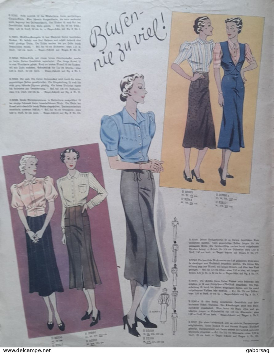 Beyer's Modenblatt - Frau-Volk-Welt   16. Jahrgang Heft 3/1937 - Fashion