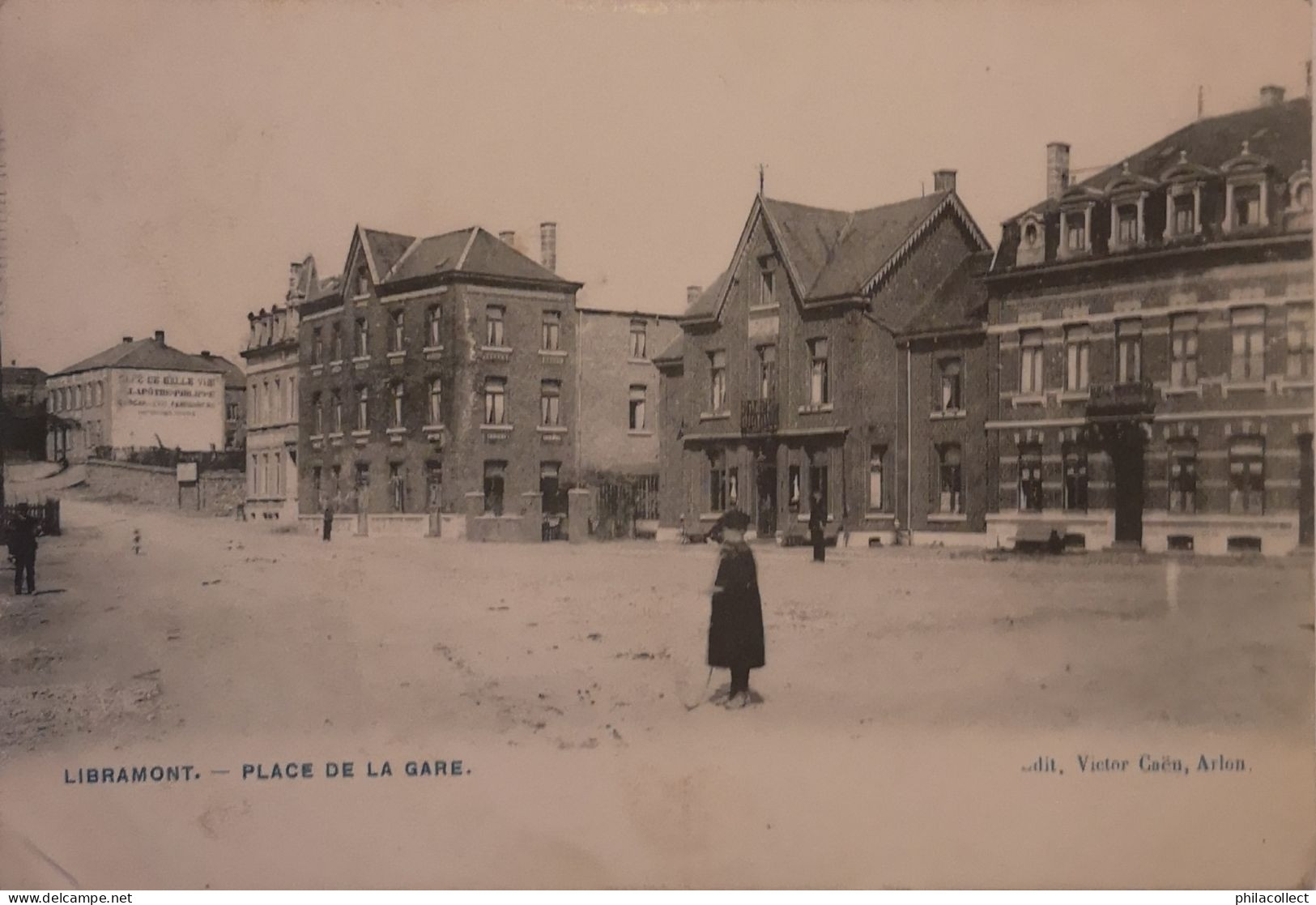 Libramont // Place De La Gare 1906 Ed. Victor Caen - Libramont-Chevigny