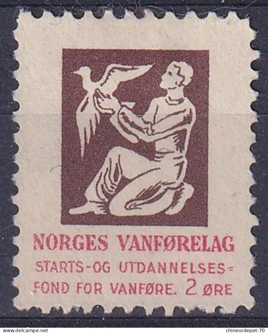 NORGES VANFØRELAG STARTS-OG UTDANNELSES FOND FOR VANFØRE 2 ØRE - Used Stamps