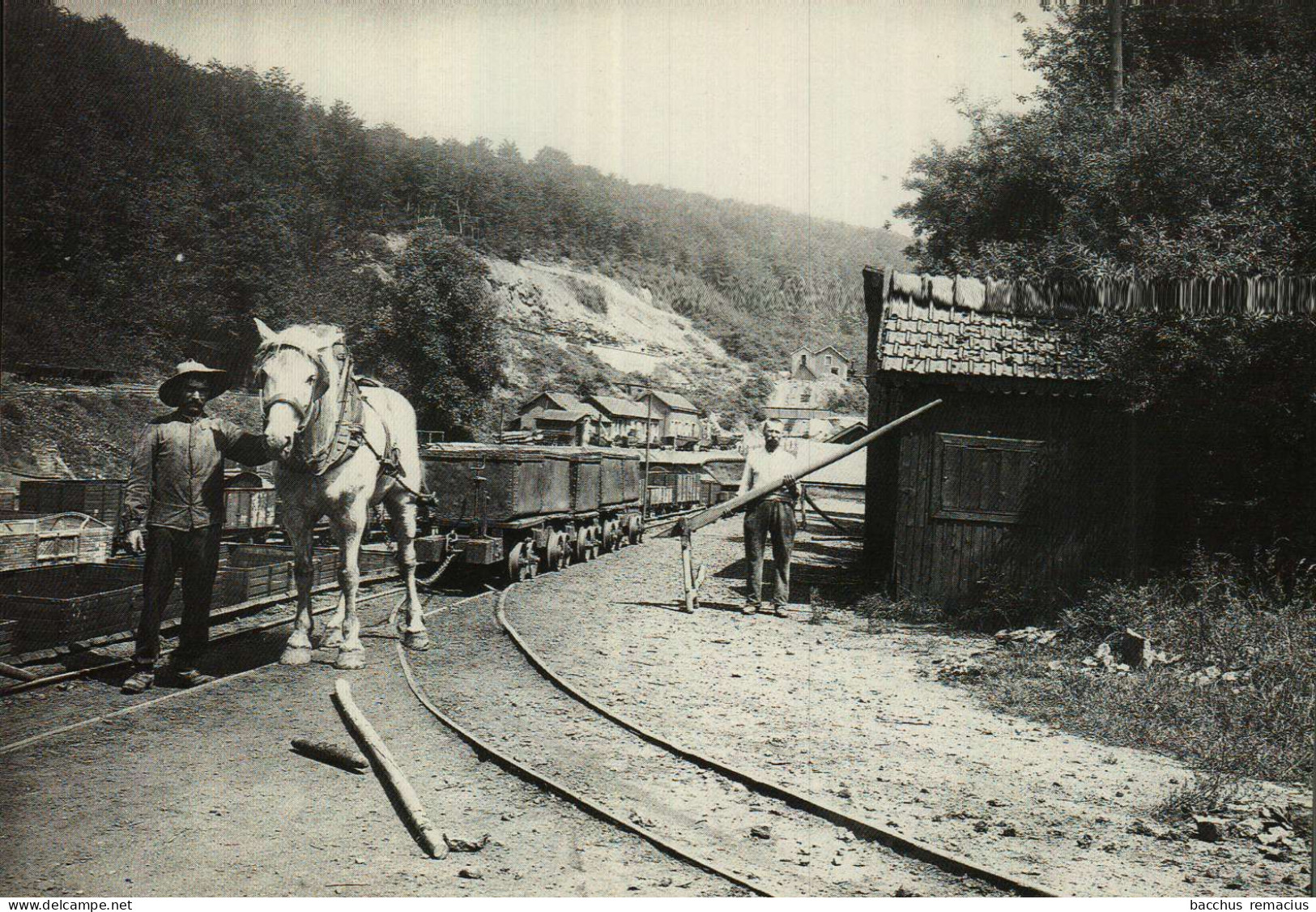 RODANGE - FOND DE GRACE - Au Début Du Siècle, La Traction Du "BUGGI" Se Faisait à L'aide Du Cheval, Le Fidèle Compagnon - Rodingen