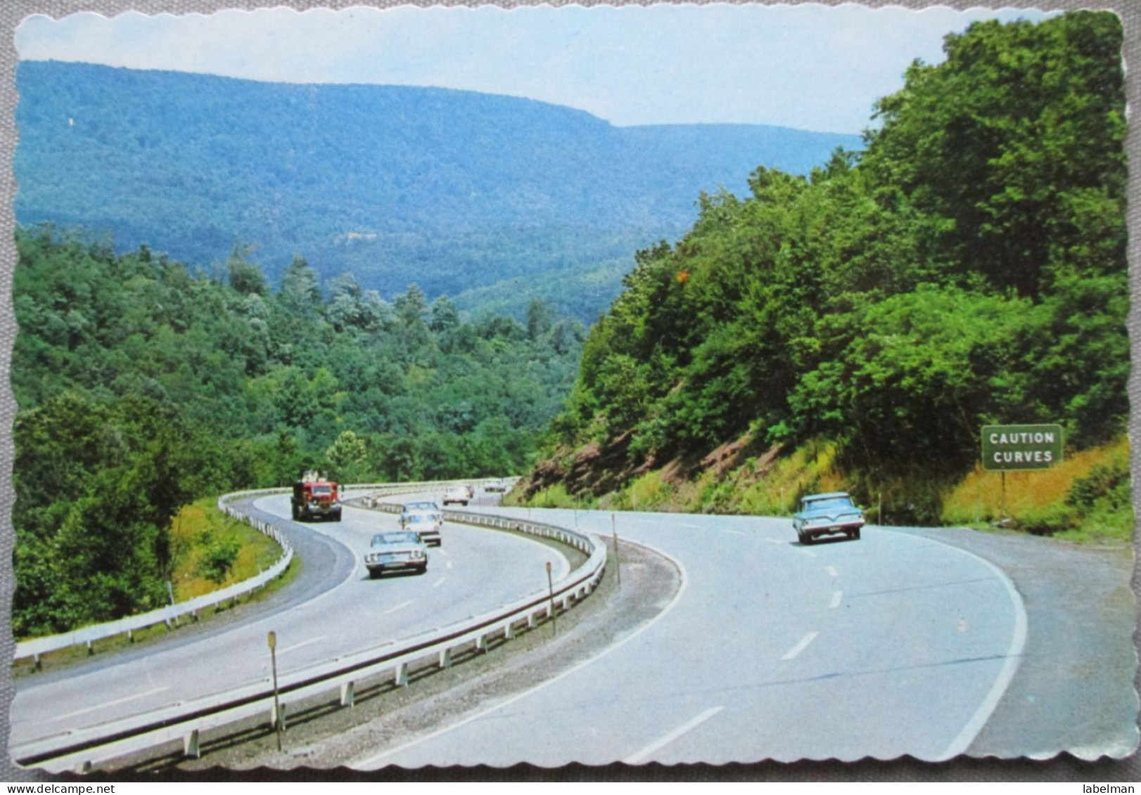 USA UNITED STATES PENNSYLVANIA TURNPIKE HIGHWAY KARTE CARD POSTCARD CARTE POSTALE ANSICHTSKARTE CARTOLINA POSTKARTE - Atlanta