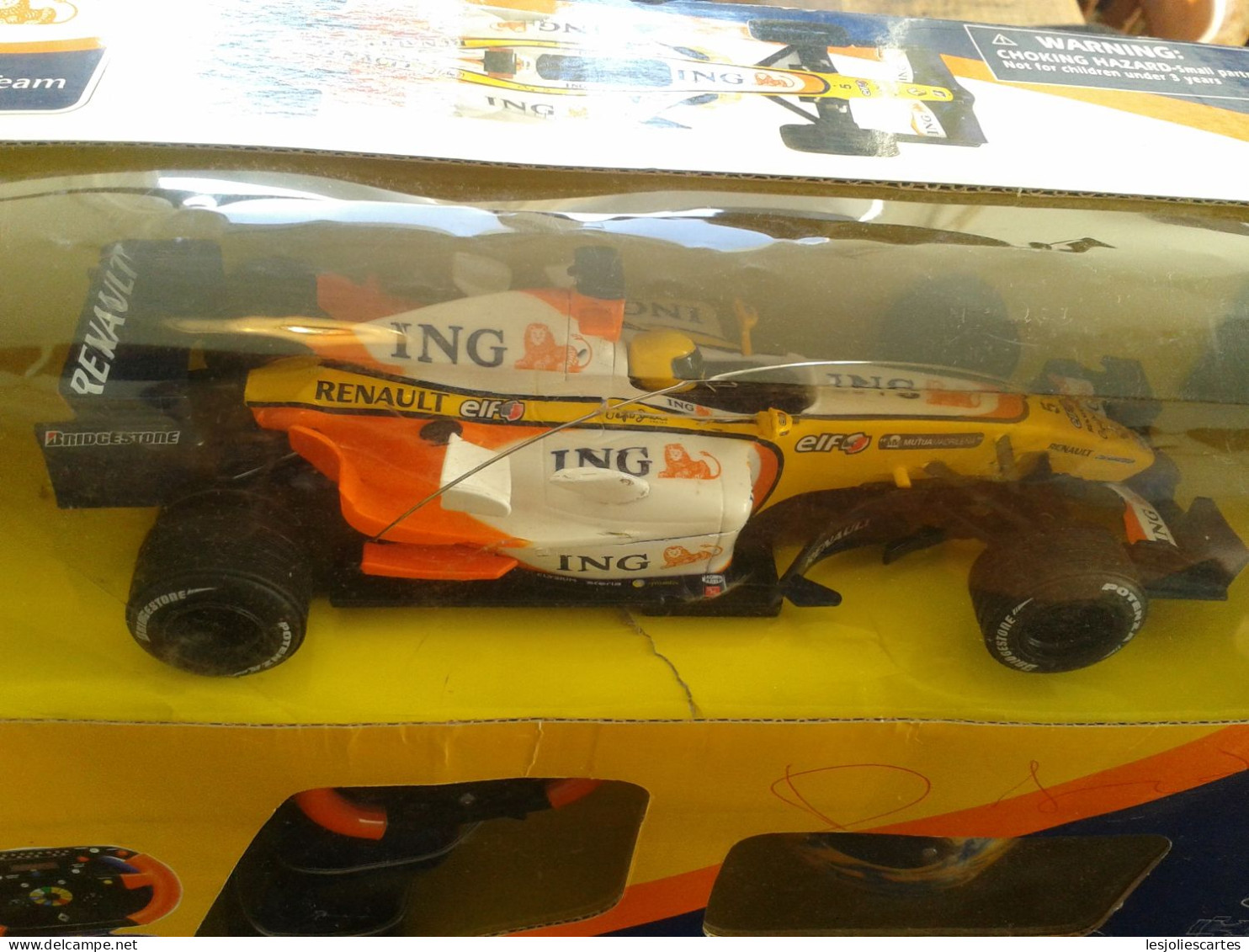 Newray 1/24 Renault Elf Ing F1 Rc Formule 1 Racing 1:24 Mib Plus Casque 1/6 - Modelli Dinamici (radiocomandati)