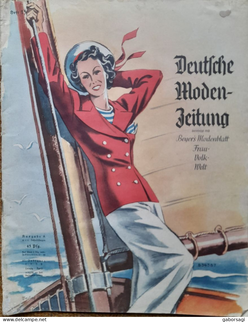 Deutsche Moden Zeitung 1938 April - Fashion