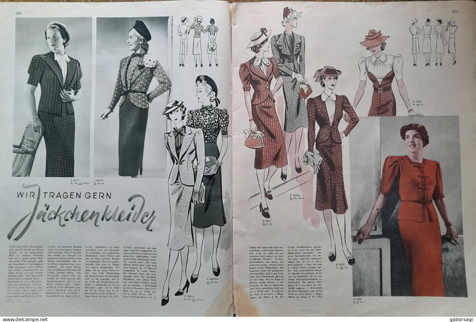 Deutsche Moden Zeitung 1938 April - Fashion