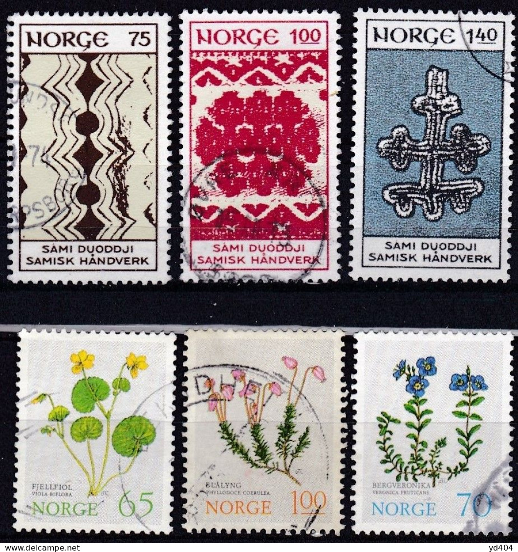 NO087 – NORVEGE - NORWAY – 1973 – FULL YEAR SET – Y&T # 614/31 USED 15,70 € - Gebraucht