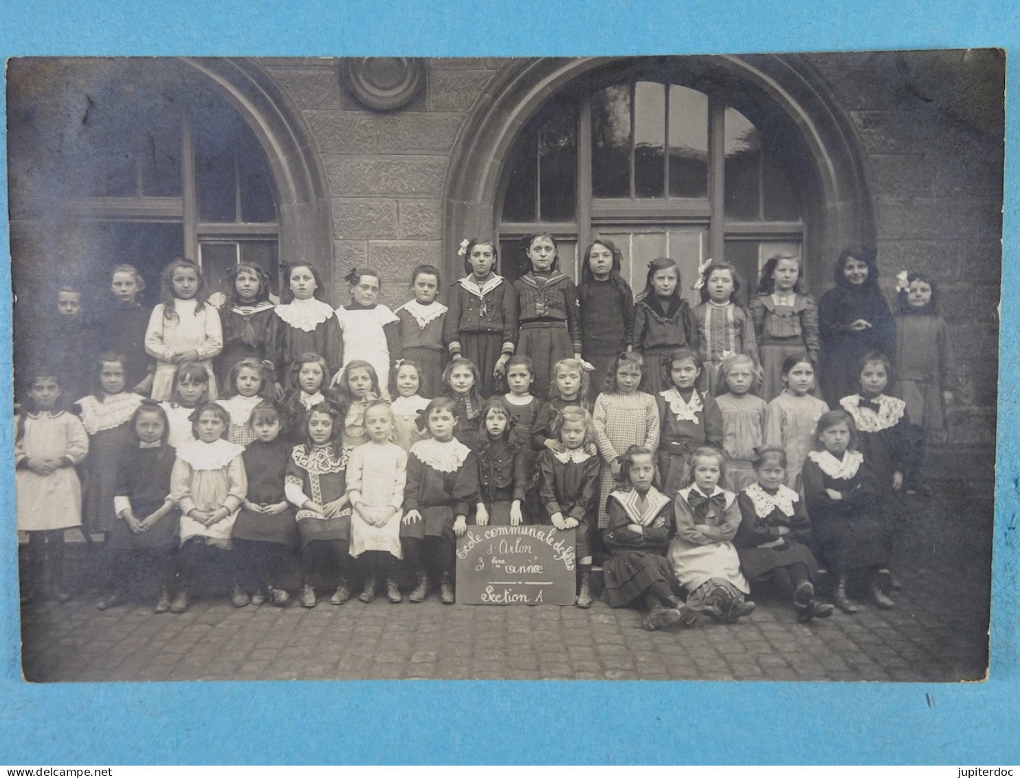 Carte Photo Arlon Ecole Communale Des Filles 3e Année Section A - Arlon