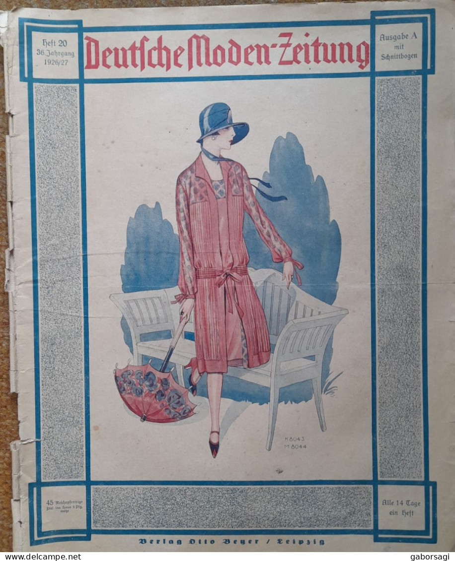 Deutsche Moden Zeitung 1926/27 - Mode