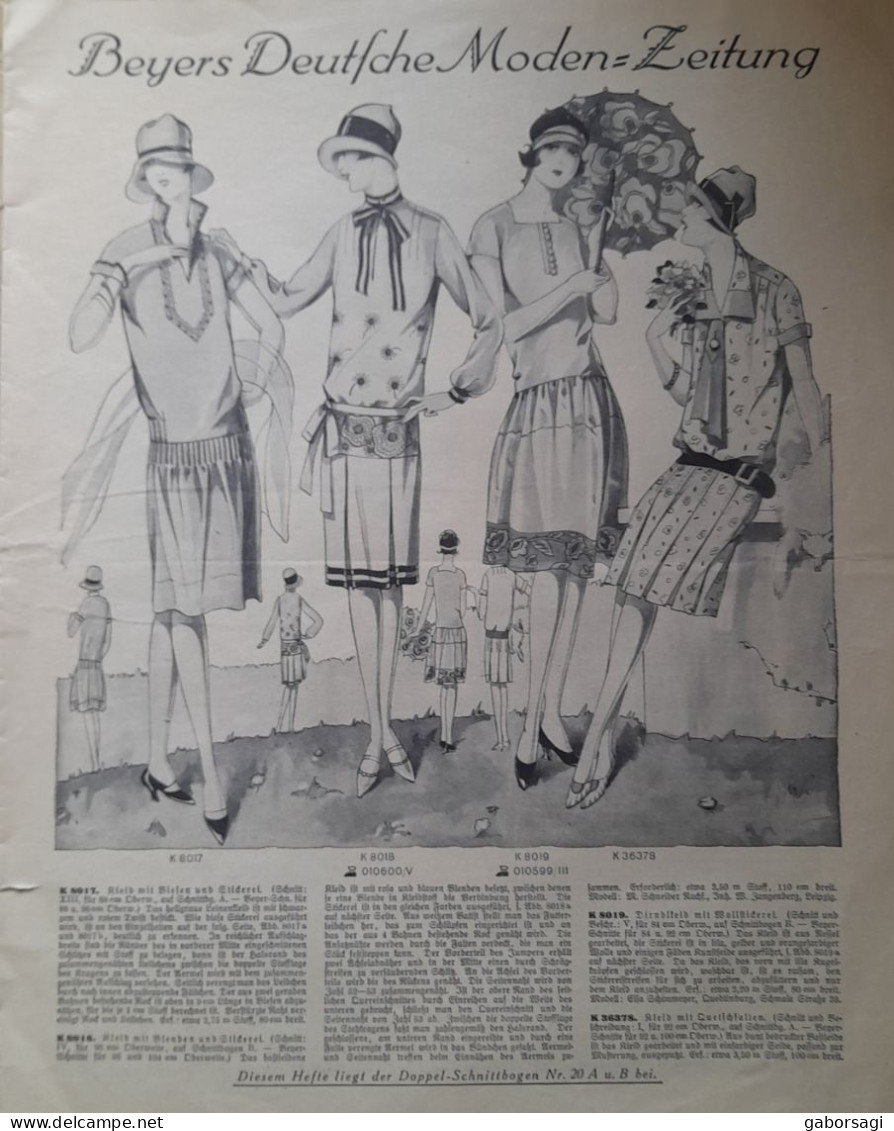 Deutsche Moden Zeitung 1926/27 - Mode