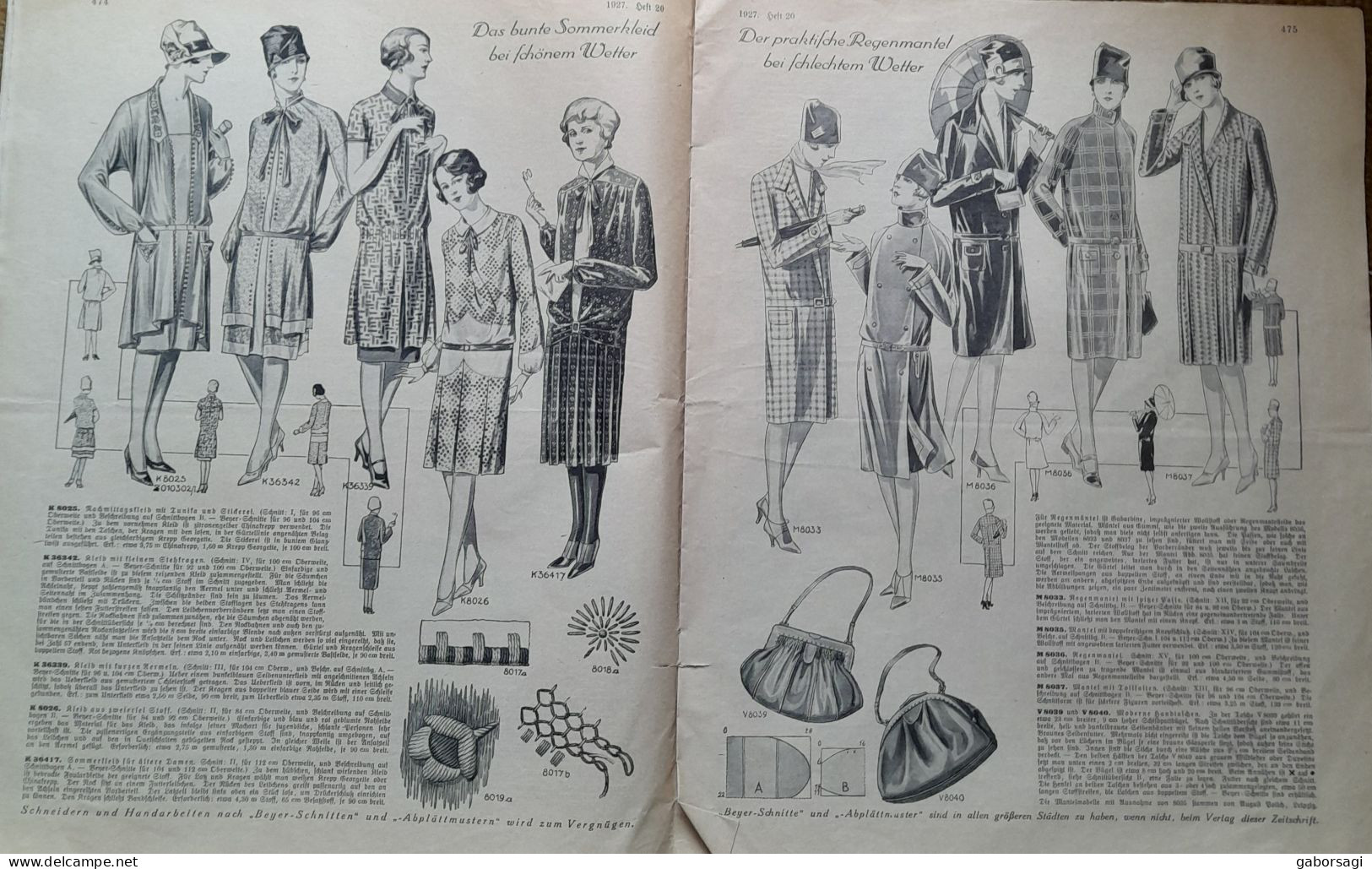 Deutsche Moden Zeitung 1926/27 - Moda