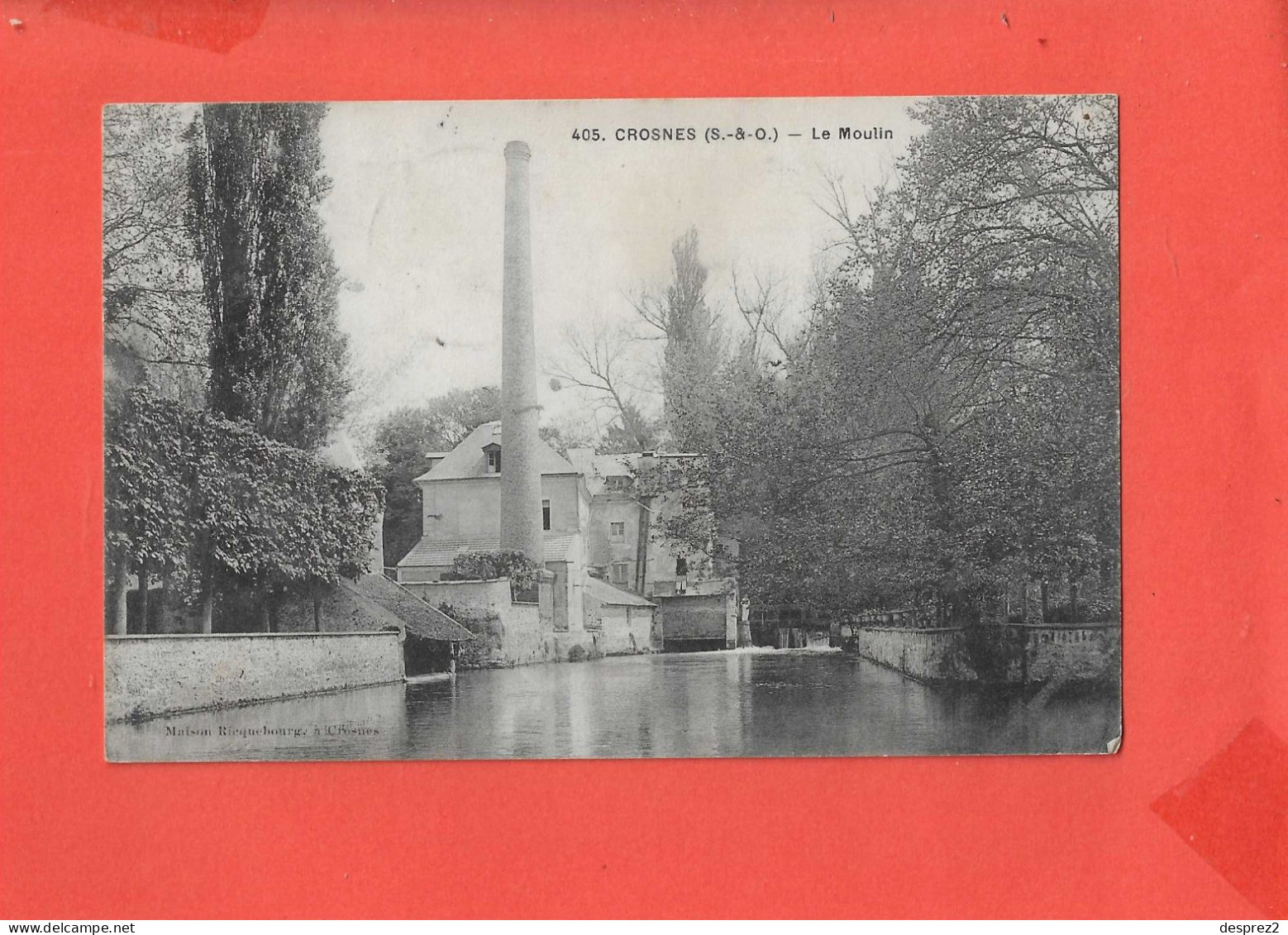 91 CROSNE CROSNES Cpa Le Moulin Edit Riquebourg - Crosnes (Crosne)