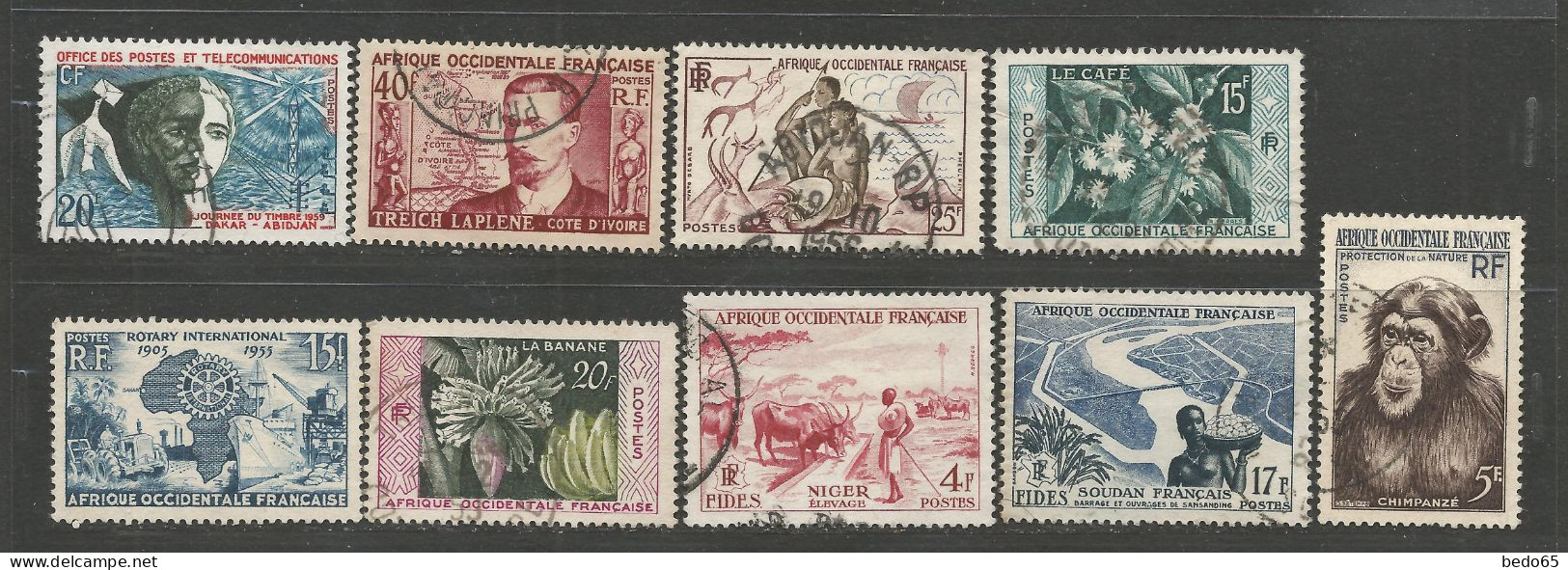 LOT AOF OBL / Used - Used Stamps