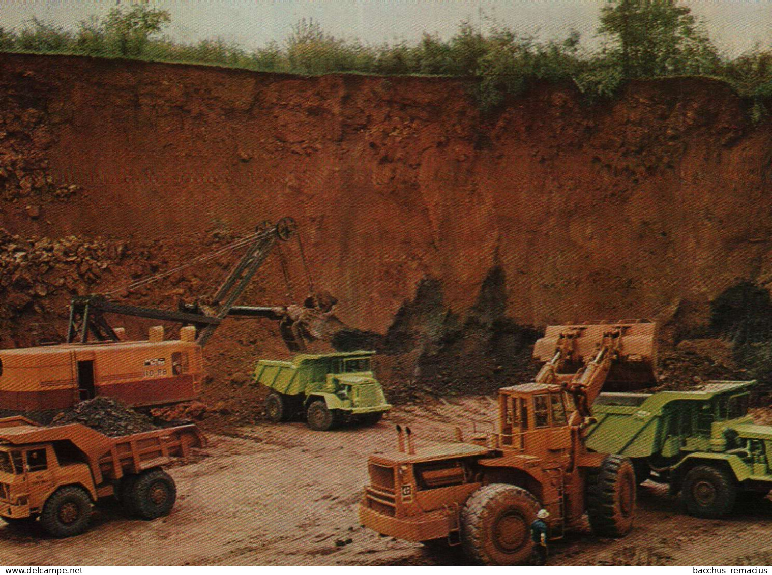 RODANGE - FOND DE GRACE - Chargement Des Déblais Au Ciel Ouvert "SCHLAMMFELD". Pelle électrique "RUSTO BUCYRUS.......... - Rodingen