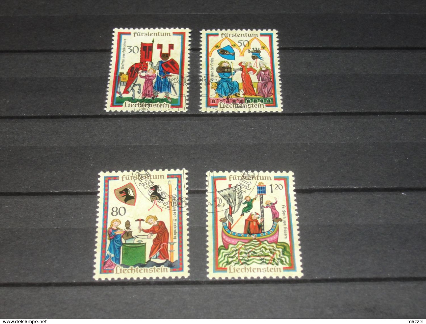 LIECHTENSTEIN   SERIE  527-530  GEBRUIKT (USED) - Used Stamps