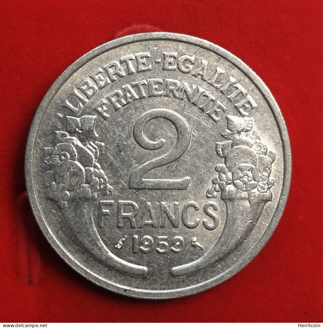 1959 - 2 Francs Morlon Aluminium-magnésium - France - 2 Francs