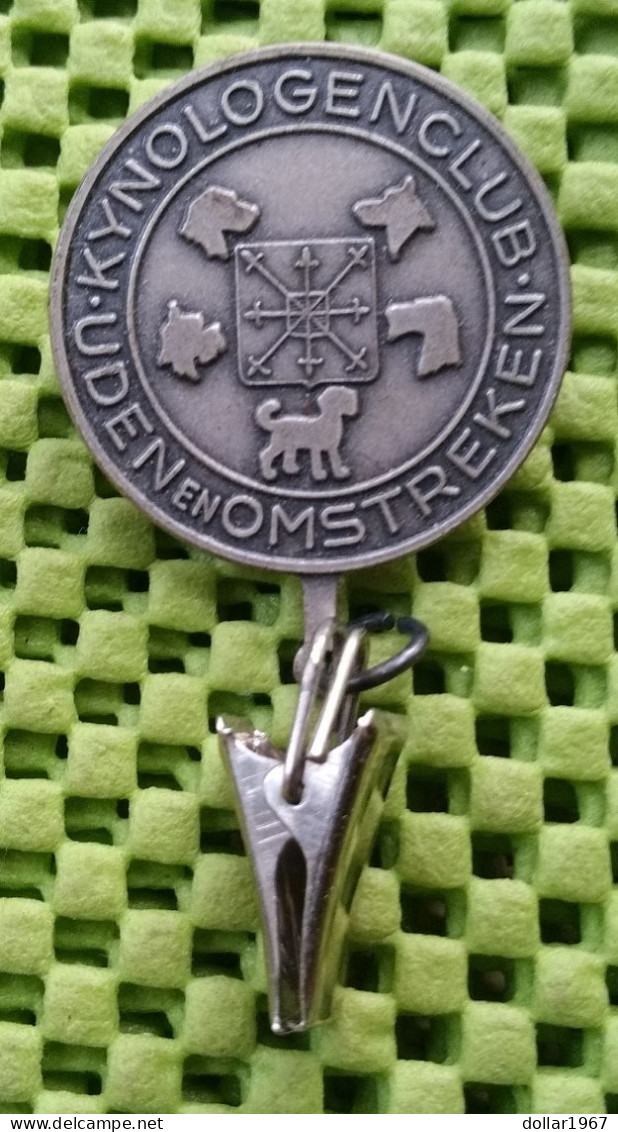 Naamkaartdrager : Uden En Omstreken Kynologenclub.-  Original Foto  !! Medallion Denmark - Sonstige & Ohne Zuordnung