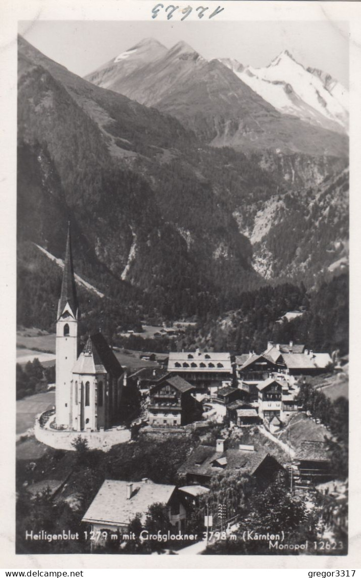 E4090) HEILIGENBLUT Mit Großglockner - Kärnten - Häuser Straße Kirche ALT! - Heiligenblut