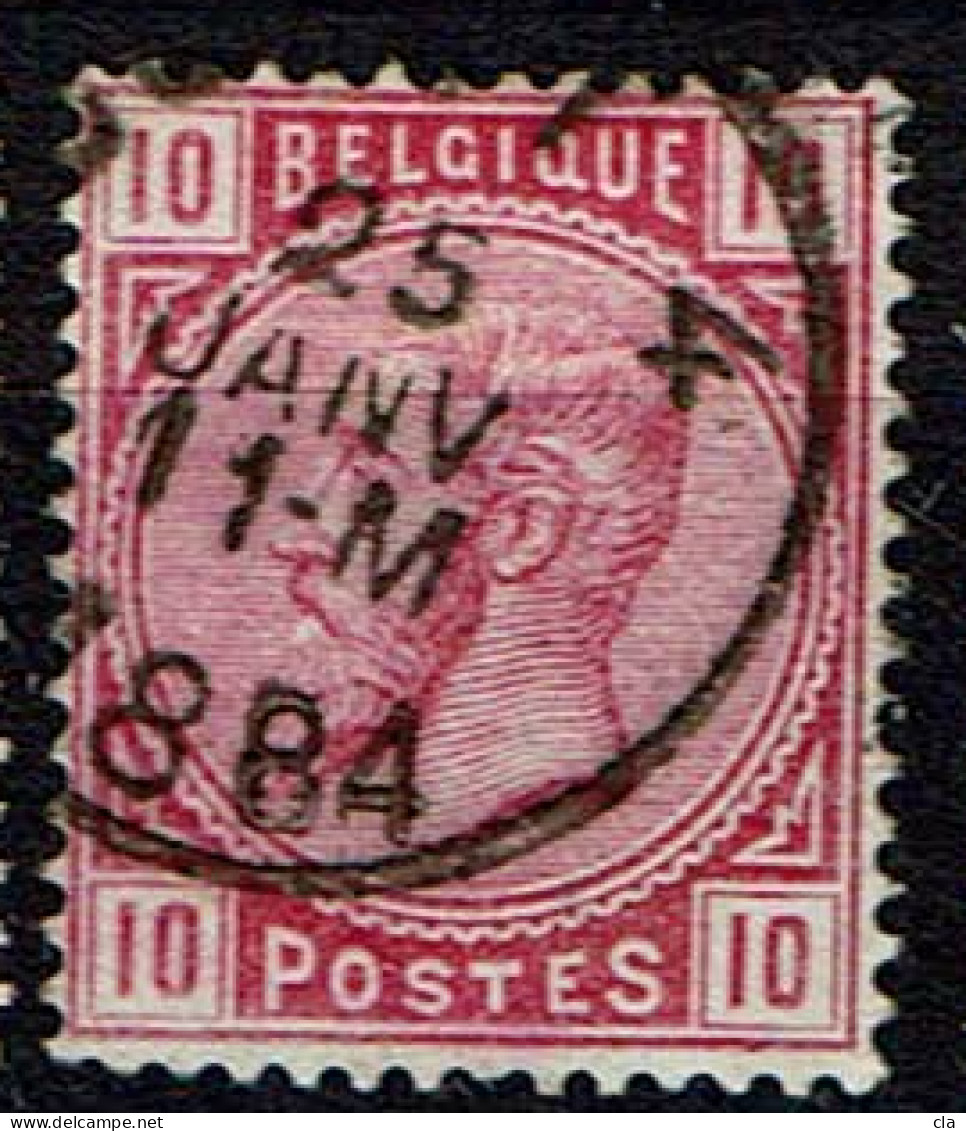 38  Obl  OUEST 4  + 15 - 1883 Leopold II