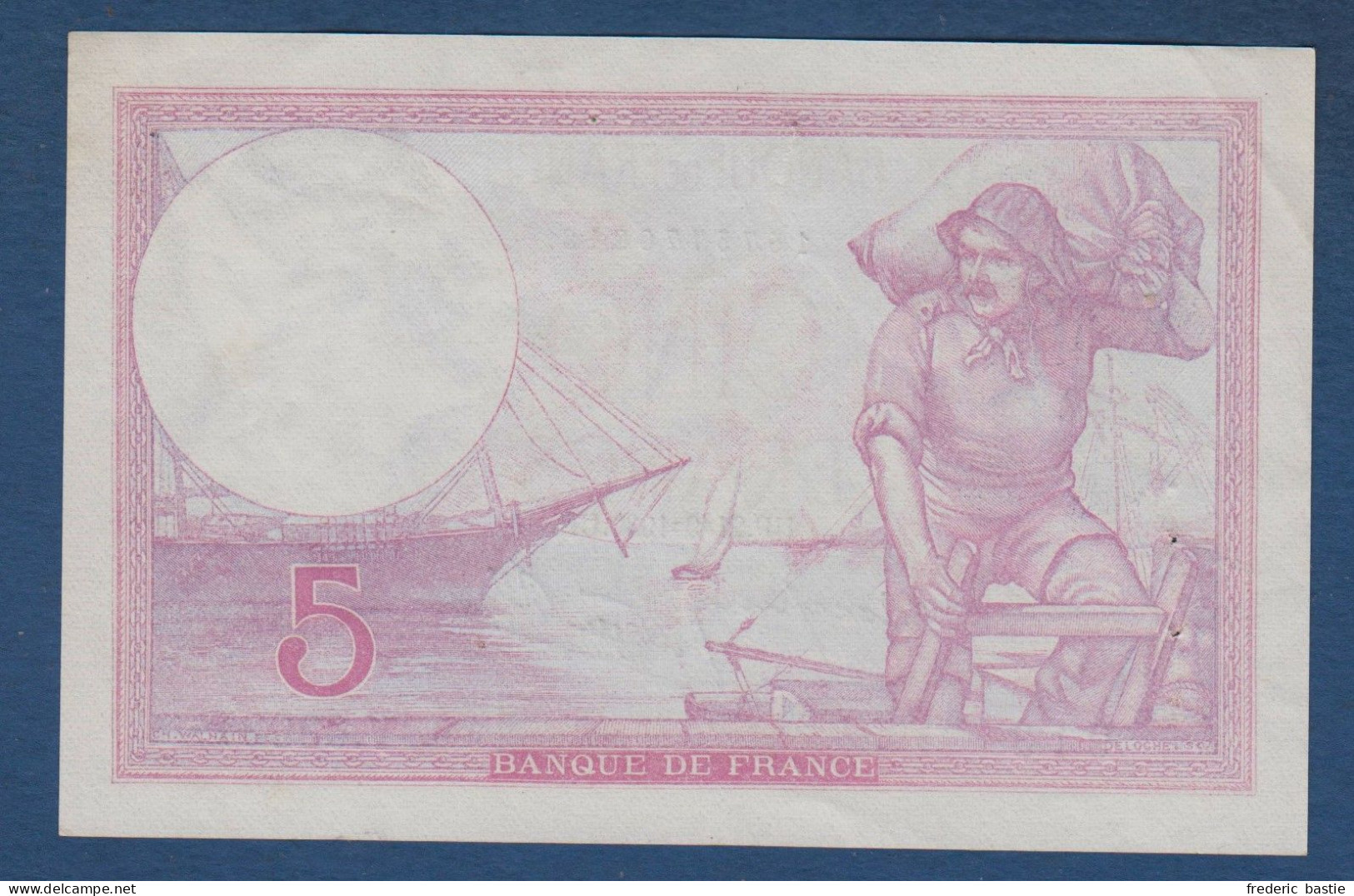 Billet 5 Francs Violet Du  21 - 9 - 1939 - 5 F 1917-1940 ''Violet''