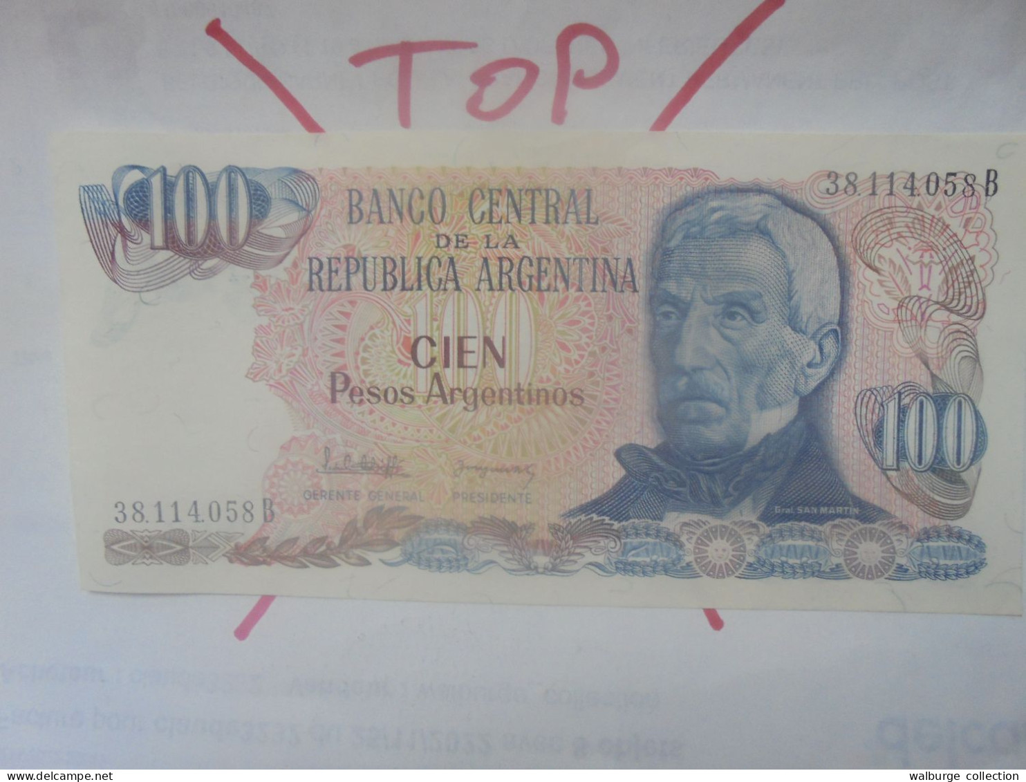 ARGENTINE 100 PESOS 1983-85 Neuf (B.33) - Argentina