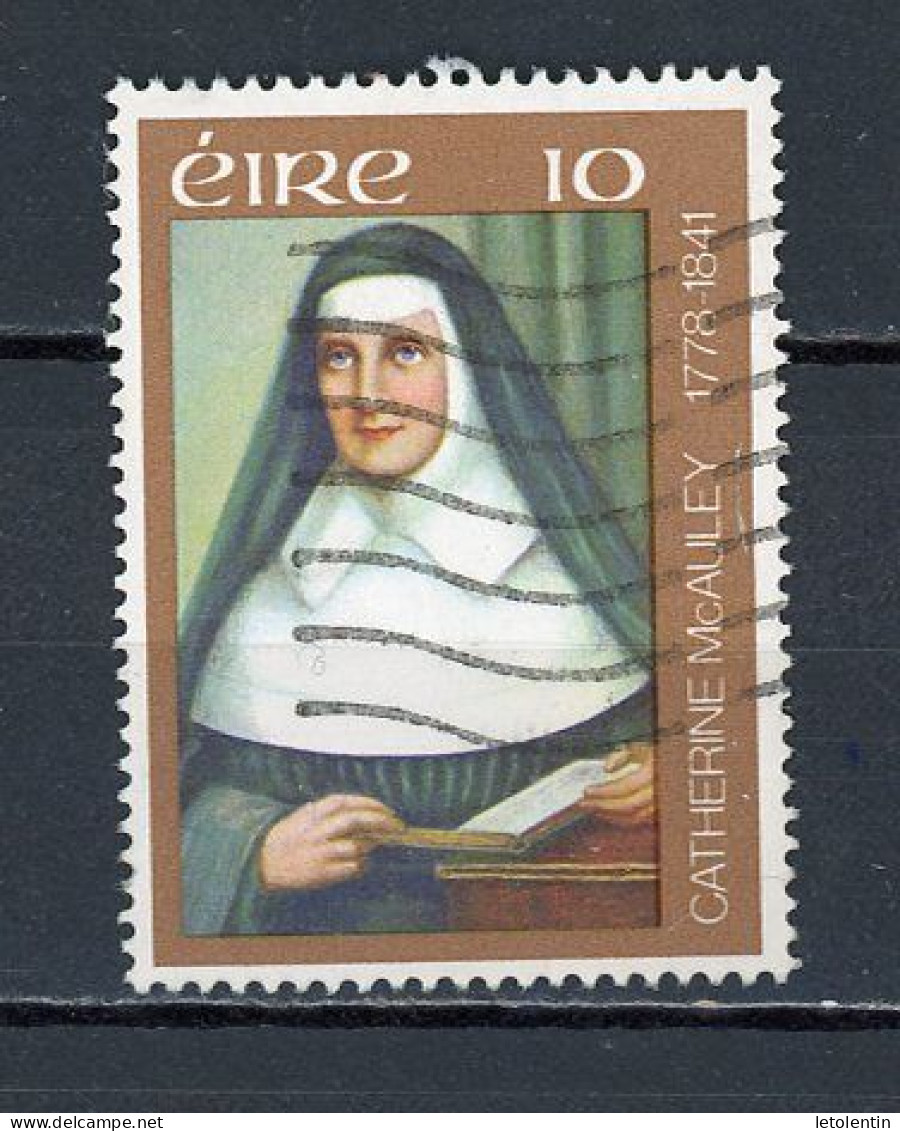 IRLANDE -  CATHERINE MC AULEY  - N° Yvert 383 Obli - Oblitérés