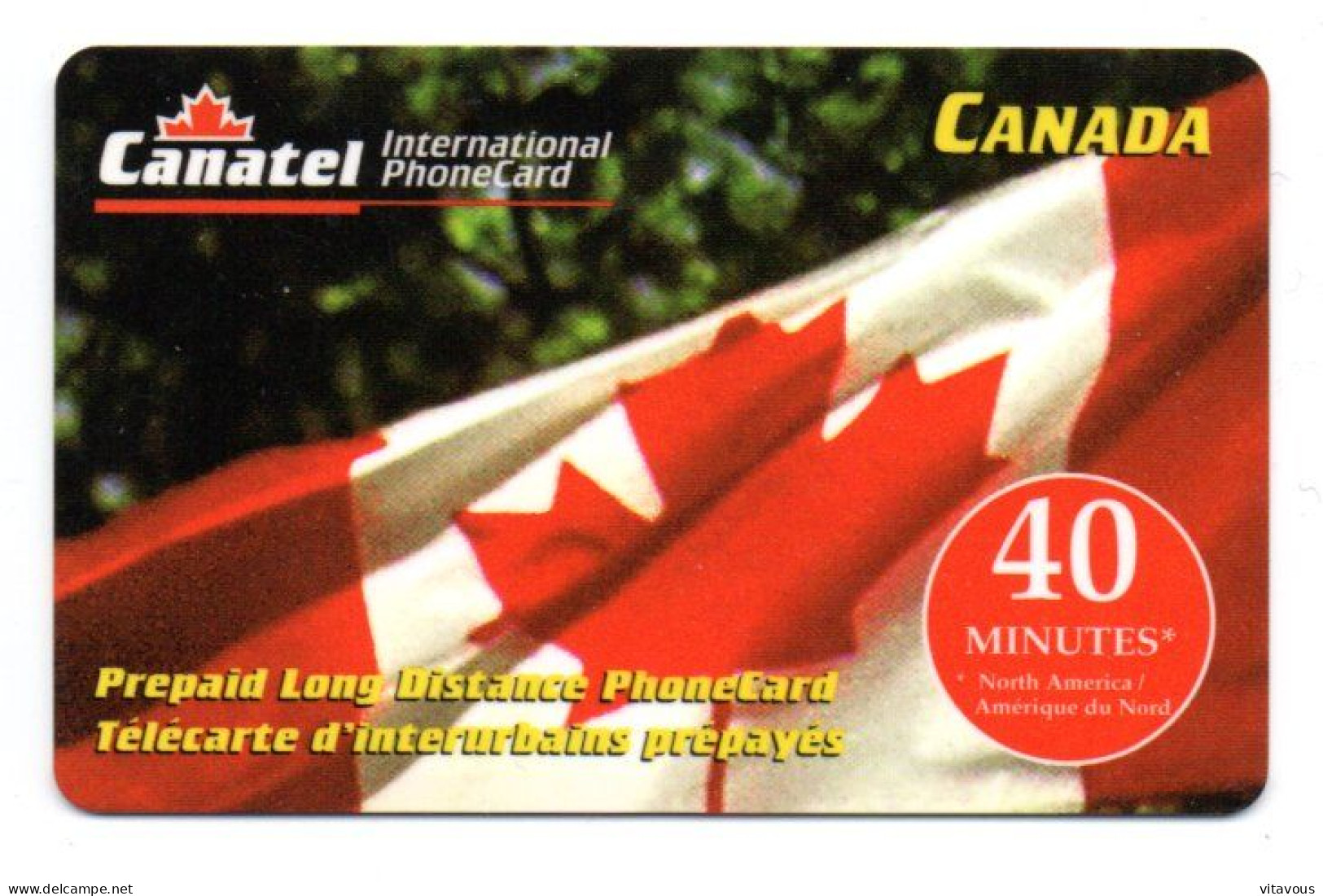 UCS  -  GSM Carte Prépayée Magnétique CANADA Card ( D 1010) - Kanada