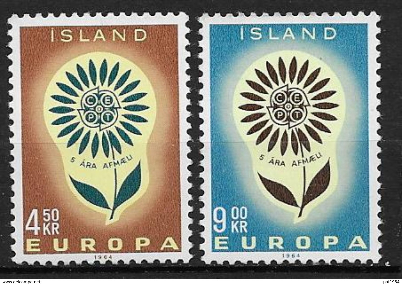 Islande 1964 N° 340/341  Neufs ** MNH Europa - Ongebruikt