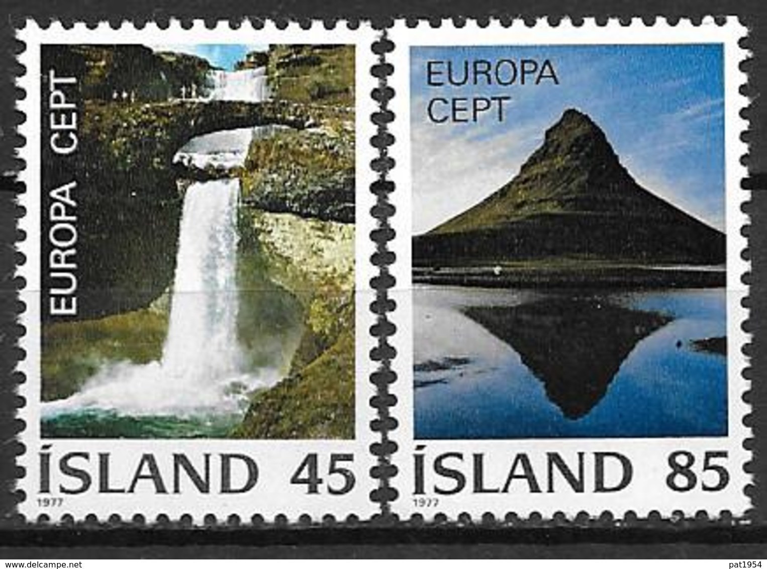 Islande 1977 N° 475/476 Neufs ** MNH Europa Paysages - Nuovi