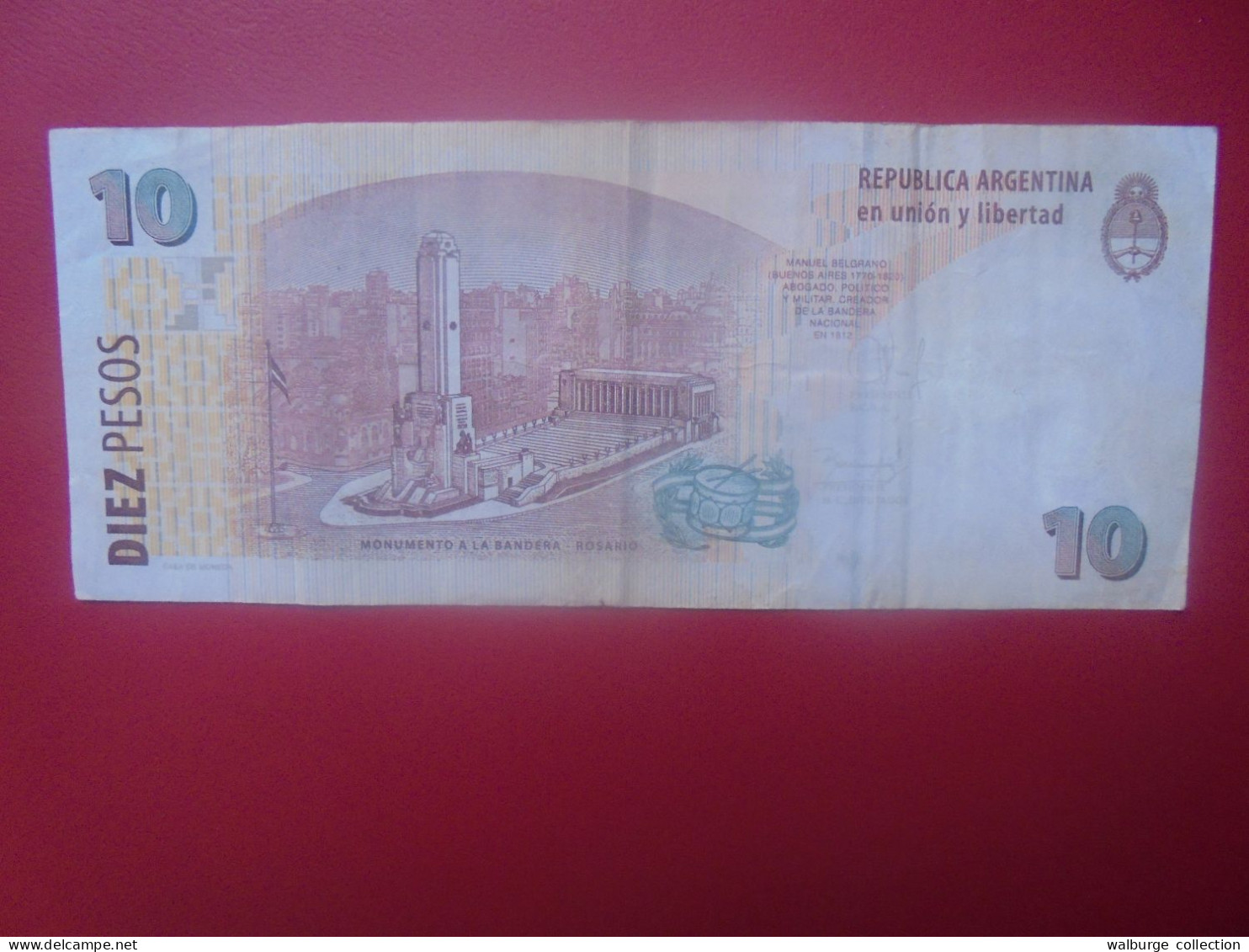 ARGENTINE 10 PESOS 1998-2003 Circuler (B.33) - Argentina