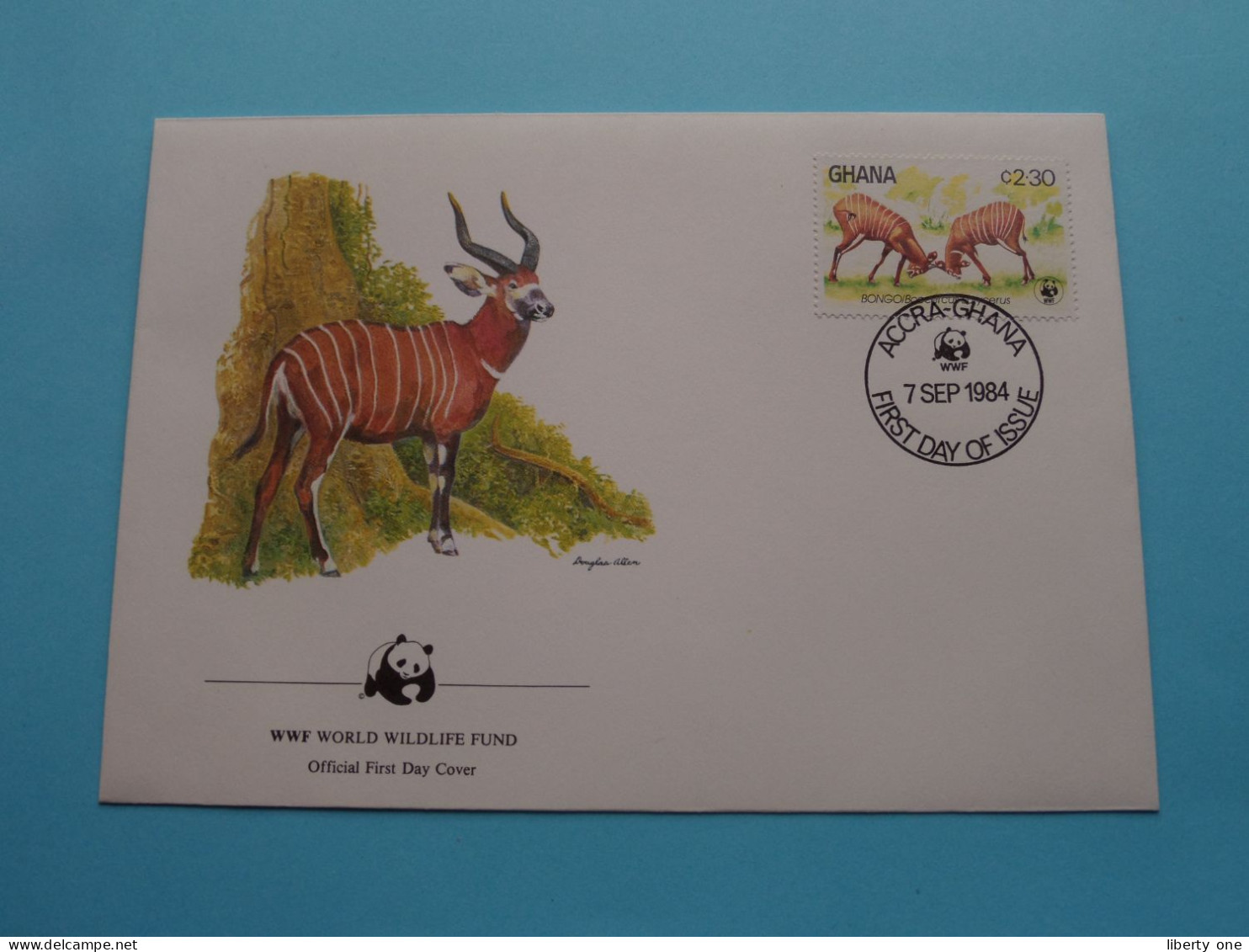 WWF World Wildlife Fund > Official FDC 1984 > ACCRA-GHANA ( See Scans For Detail ) ! - Ghana (1957-...)