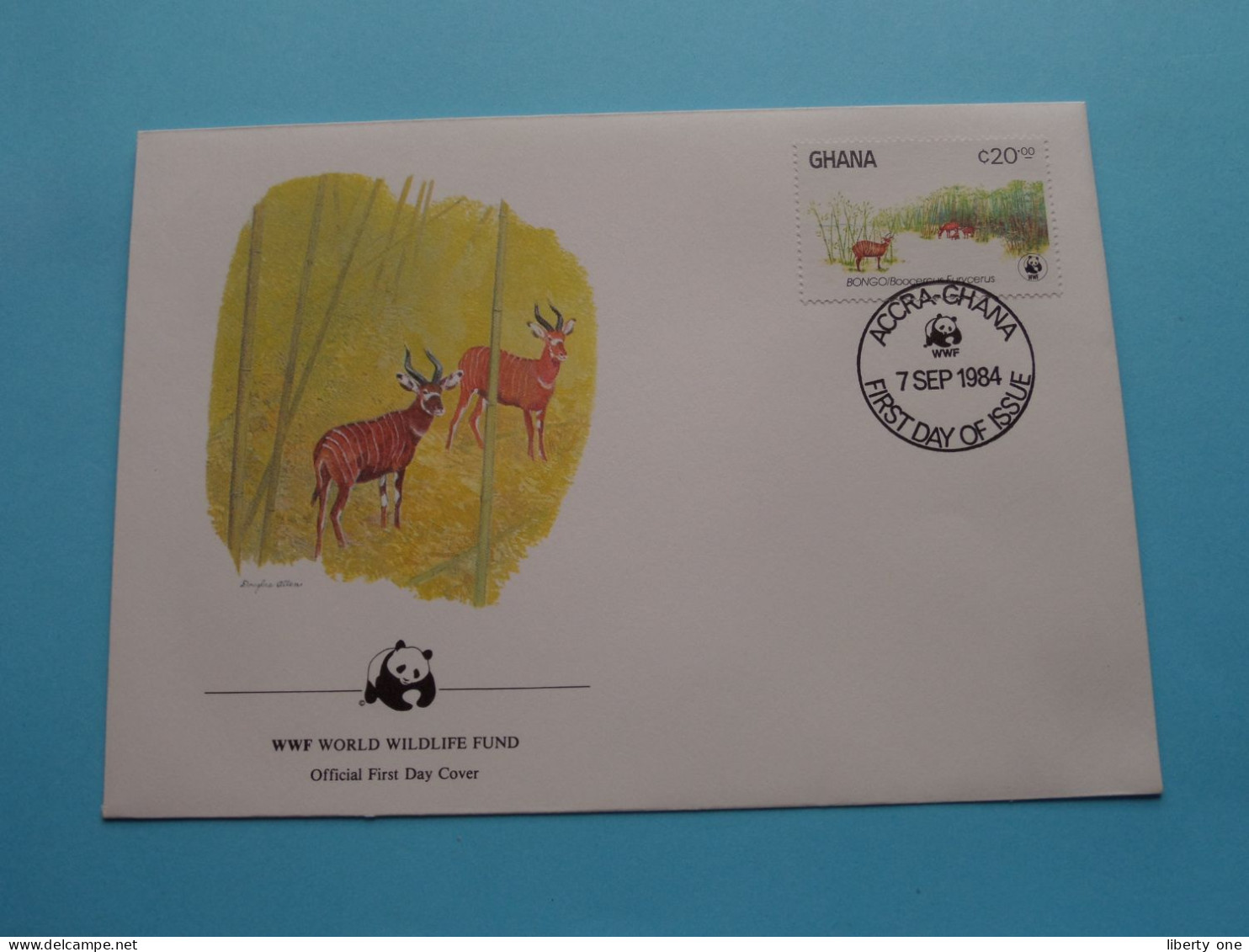 WWF World Wildlife Fund > Official FDC 1984 > ACCRA-GHANA ( See Scans For Detail ) ! - Ghana (1957-...)